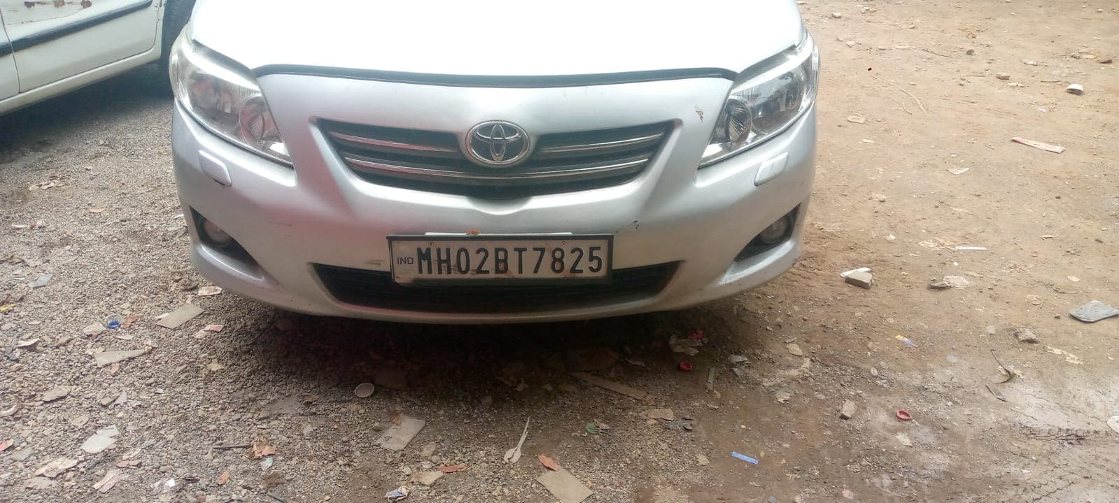 Toyota Corolla Altis front view during full vehicle inspection