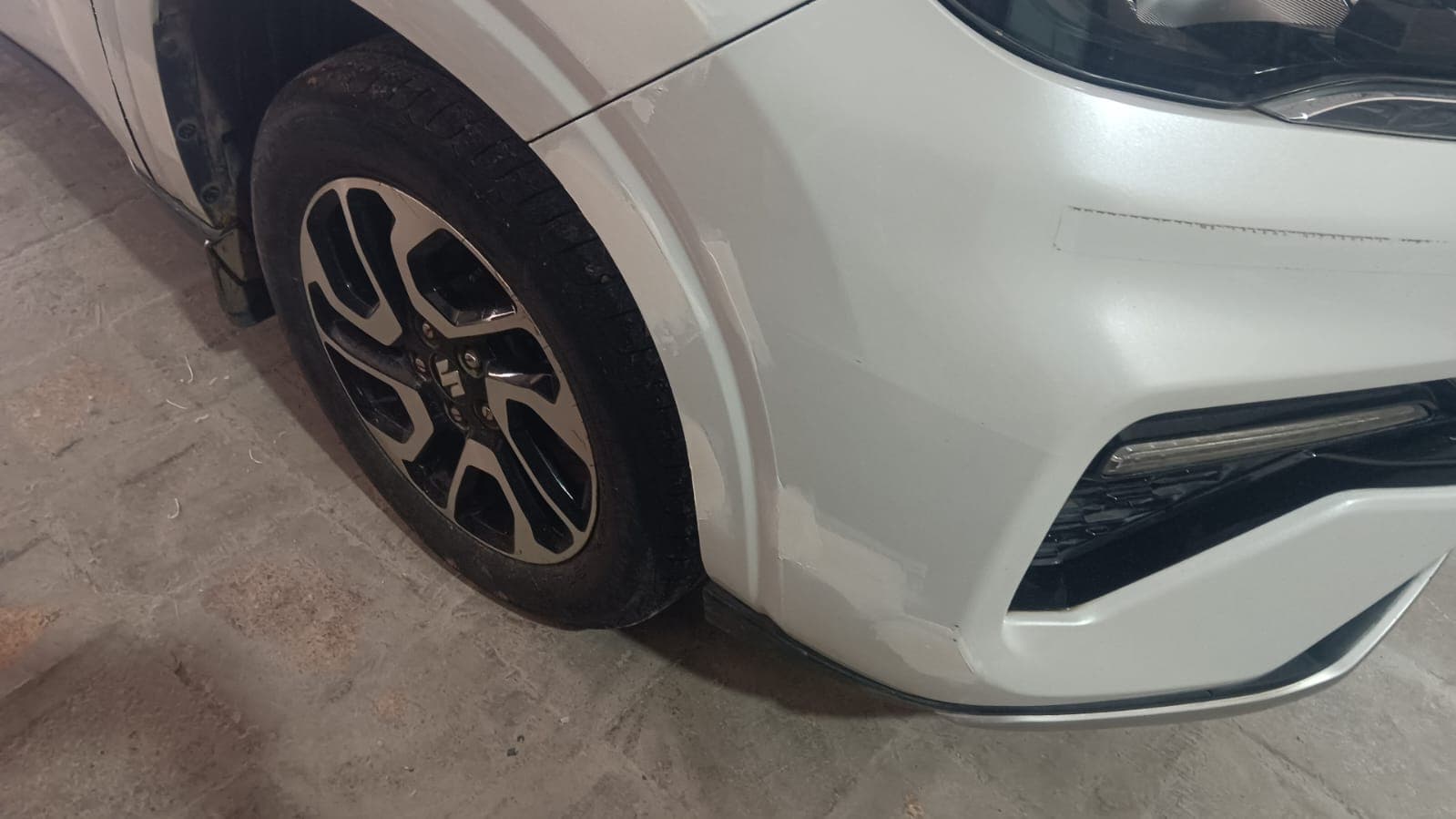 Vehicle service work in progress at Siddhi Automobiles